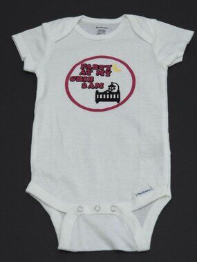 🍼 Gerber "Party At My Crib 2AM" Baby Onesie 🍼